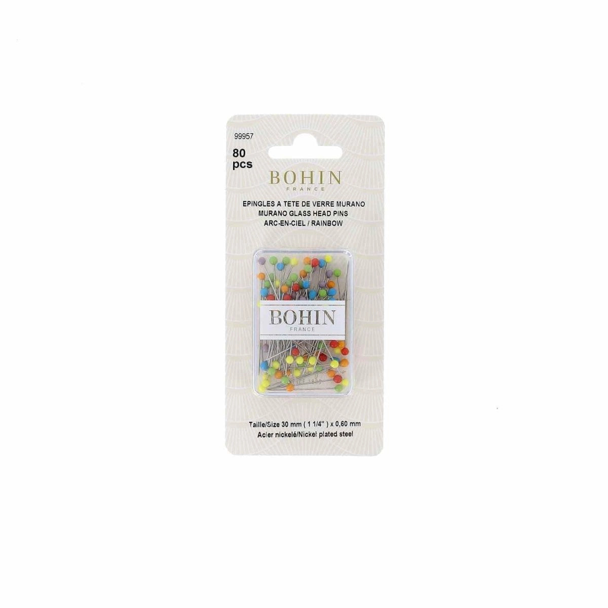 Lot De 1000 épingles à Tête Colorées - 15 Mm, Acier Inoxydable, 10 Couleurs, Pour Couture Et Bijoux
