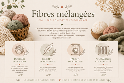 Fibres mélangées