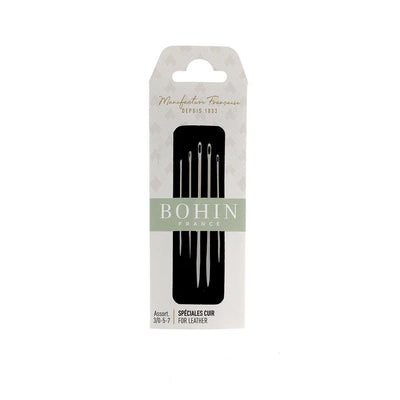 Aiguilles spécial cuir - Assortiment N°3/0-5-7