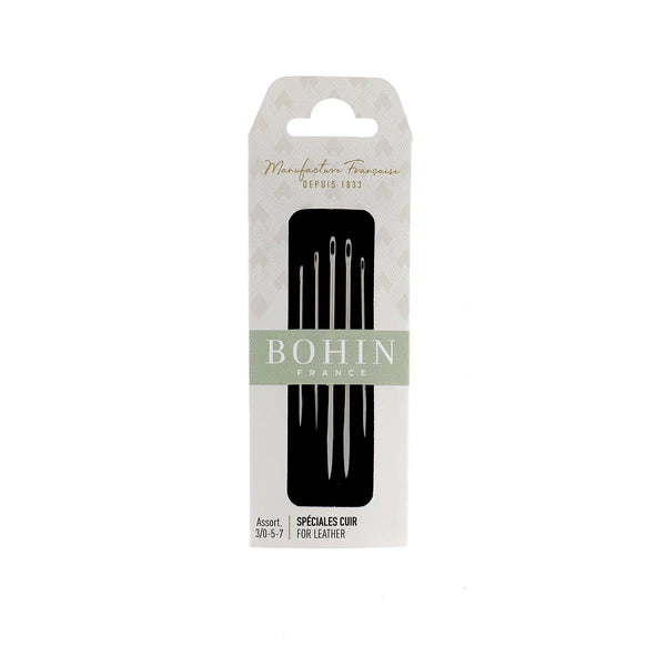 Aiguilles spécial cuir - Assortiment N°3/0-5-7