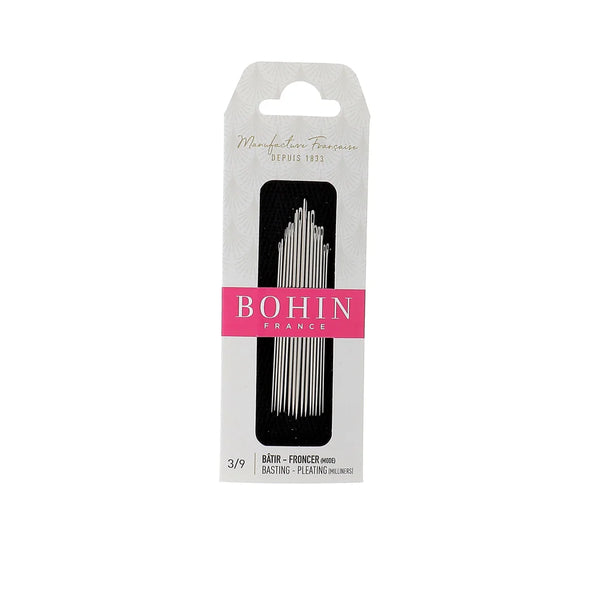 Aiguilles à bâtir et à froncer (mode) - Assortiment N°3 à 9 - BOHIN