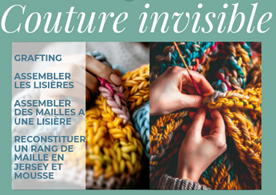 Cours tricot master class "coutures invisible"
