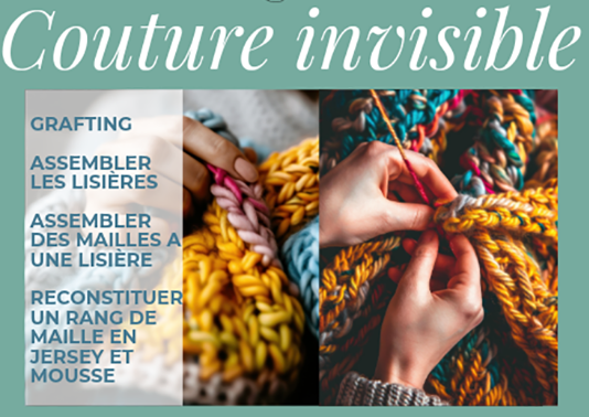 Cours tricot master class "coutures invisible"