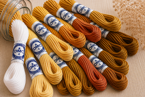 Fil Retors mat ( jaune)