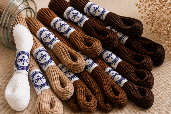 Fil Retors mat (brun)