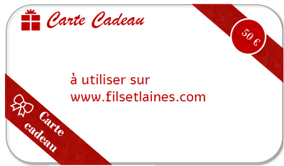 Carte cadeau Fils et laines