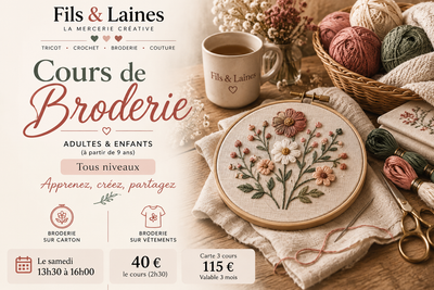 Cours de broderie