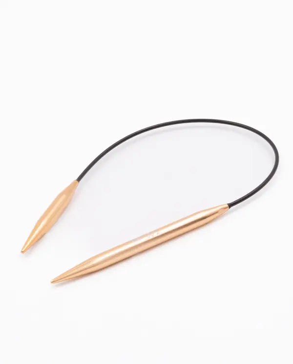 Mini aiguille circulaire rose gold avec câble de 12.5 cm -PPY