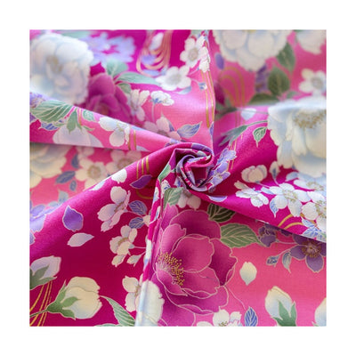 TISSU JAPONAIS NAKA FABRICS  - 100% COTON SATINE - 110 CM