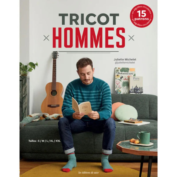 Livre Tricot Homme – Des modèles pour tous les niveaux
