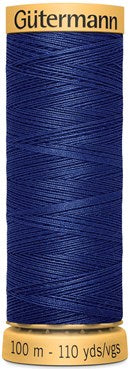 GUTERMANN Fil 100% Coton 100m (bleu)